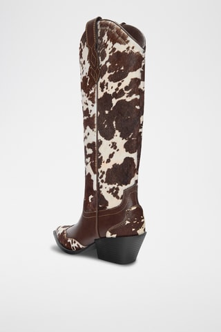Bottes en cuir - Marron
