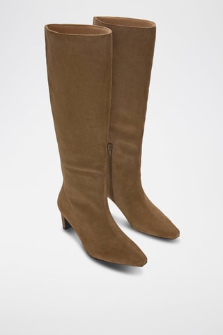 Bottes en cuir - Marron