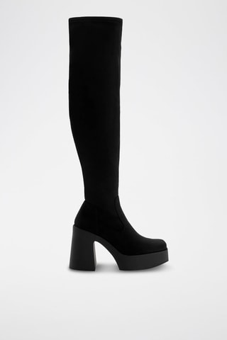 Cuissardes à talons - Noir