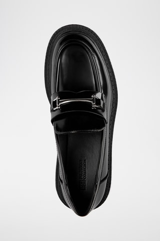 Mocassins à talons - Noir