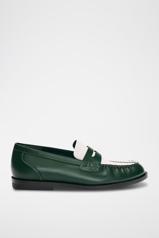 Mocassins - Vert foncé