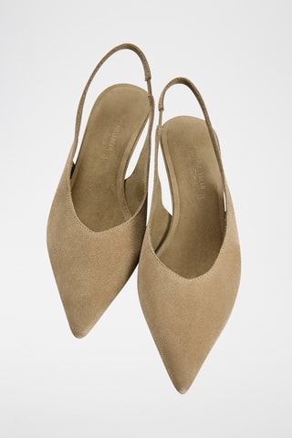 Escarpins en nubuck - Beige