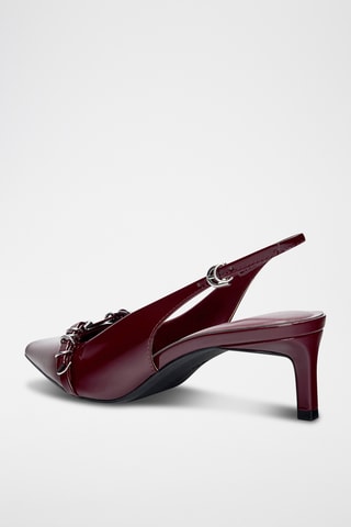 Escarpins vernis - Bordeaux