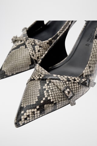 Escarpins - Taupe et noir