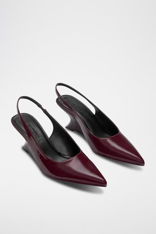 Ballerines compensées - Bordeaux