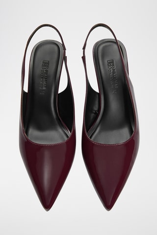 Ballerines compensées - Bordeaux