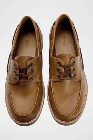 Chaussures bateau - Camel