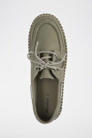 Chaussures bateau - Kaki