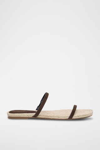 Mules en cuir - Marron