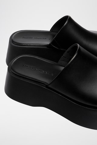 Mules plateformes - Noir