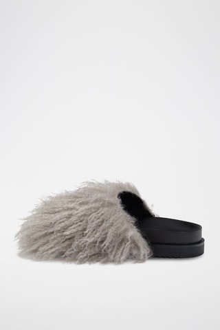 Mules plateformes - Gris