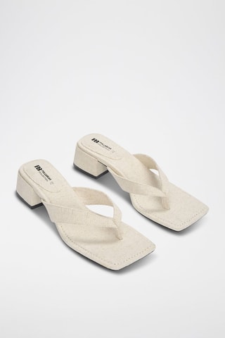 Sandales à talons - Beige