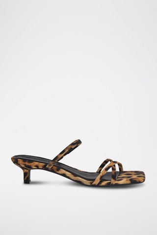 Mules à talons - Marron