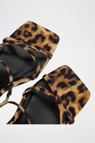 Mules à talons - Marron