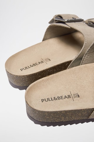 Mules en nubuck - Beige