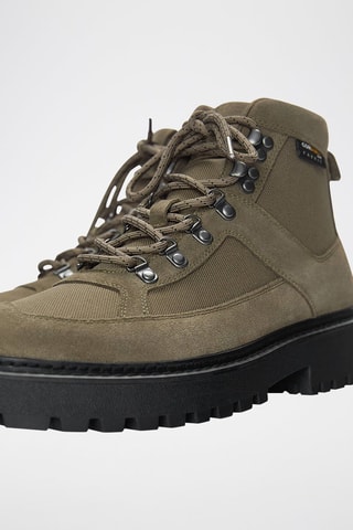 Boots en cuir - Kaki