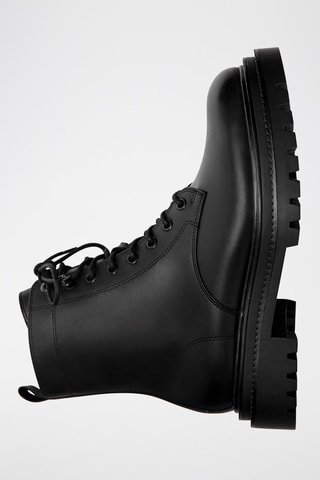 Boots en cuir - Noir
