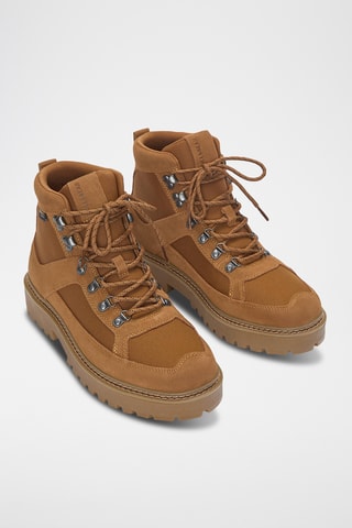 Boots en nubuck - Marron