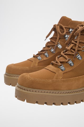 Boots en nubuck - Marron