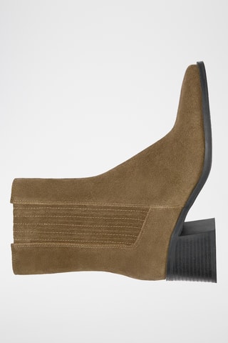 Bottines Chelsea en nubuck - Marron