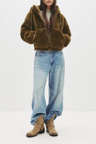 Bottines en nubuck - Beige