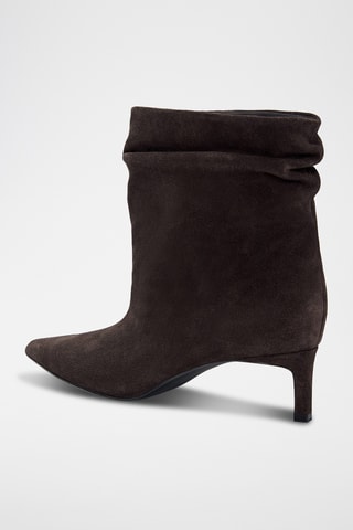 Bottines en nubuck - Marron