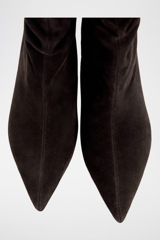 Bottines en nubuck - Marron