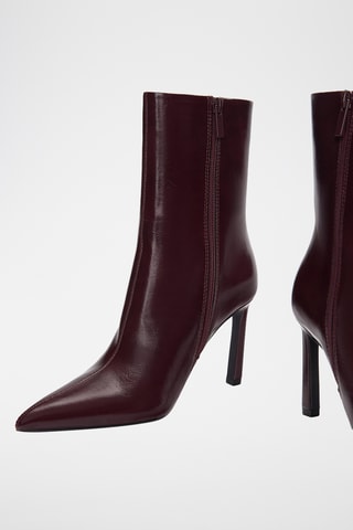 Bottines - Bordeaux