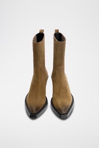 Bottines Chelsea en nubuck - Marron