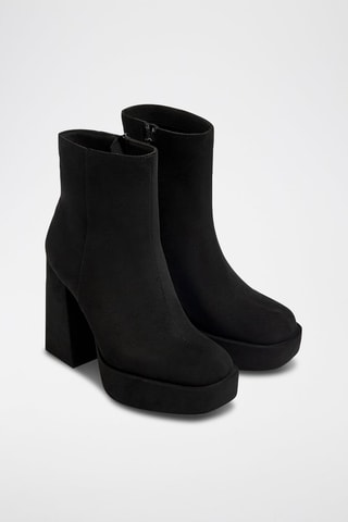 Bottines à talons - Noir