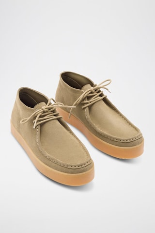 Bootes en cuir - Beige