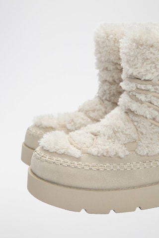 Après-ski fourrés - Beige