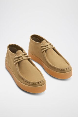 Bottines en cuir - Beige