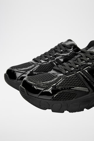 Baskets vernies - Noir