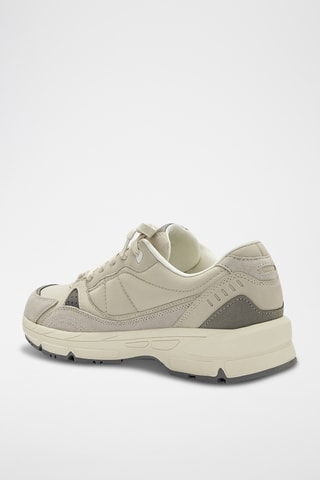 Baskets - Ecru et gris foncé