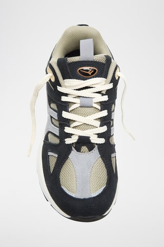 Baskets en nubuck - Kaki