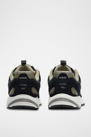 Baskets en nubuck - Kaki