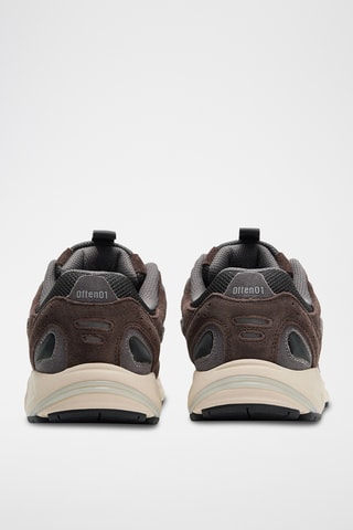 Baskets en nubuck - Marron