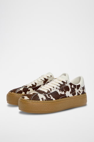 Baskets en cuir - Marron