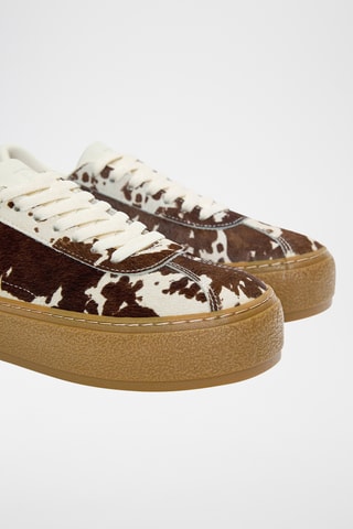 Baskets en cuir - Marron