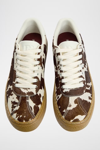 Baskets en cuir - Marron