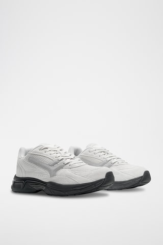 Baskets en cuir - Gris clair