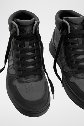 Baskets montantes - Gris foncé