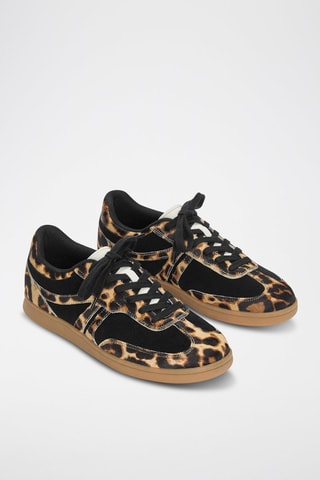 Baskets en cuir - Noir