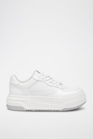 Baskets plateformes - Blanc