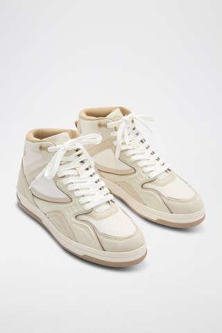 Baskets montantes - Ecru