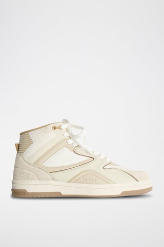 Baskets montantes - Ecru