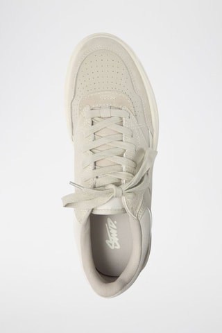Baskets en nubuck - Blanc cassé