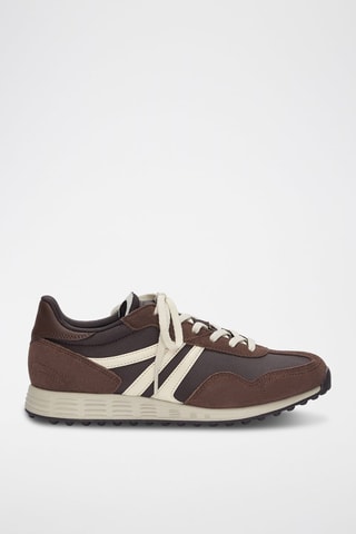 Baskets en nubuck - Marron