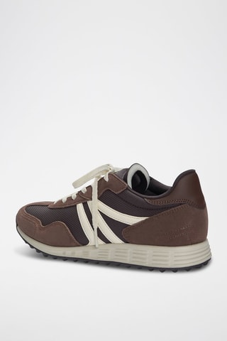 Baskets en nubuck - Marron